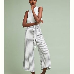 Stripework pants by Anthropologie